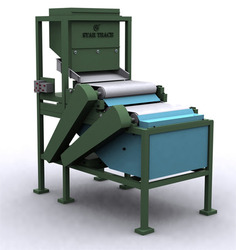 Magnetic roll separator for silica